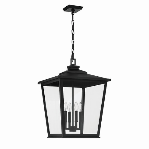 Rockhouse Four Light Outdoor Hanging Lantern in Black (90|681788)
