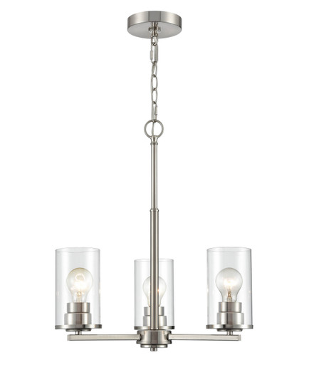 Verlana Three Light Chandelier in Brushed Nickel (59|2713-BN)