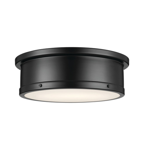 Serca Three Light Flush Mount in Black (12|52541BK)