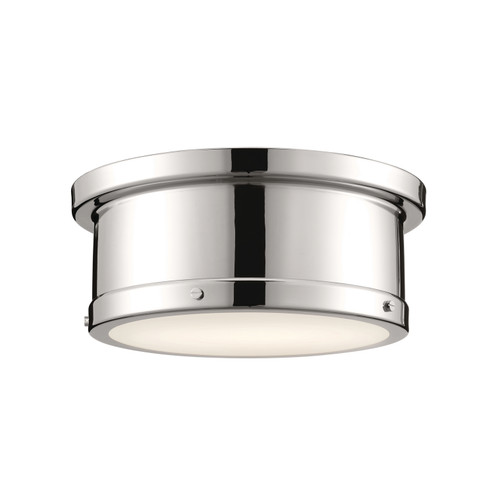 Serca Two Light Flush Mount in Polished Nickel (12|52540PN)