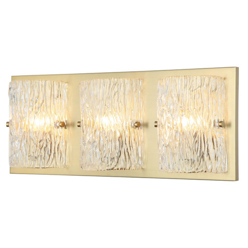 Morgan Three Light Bath in Satin Brass (137|376B03SB)