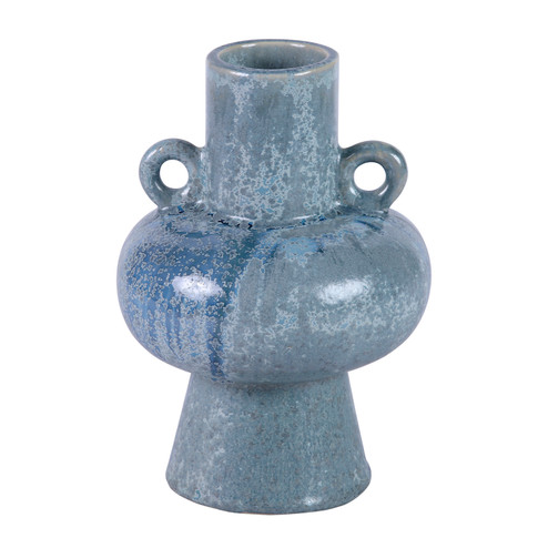 Derry Vase in Blue Glazed (45|H0117-8257)