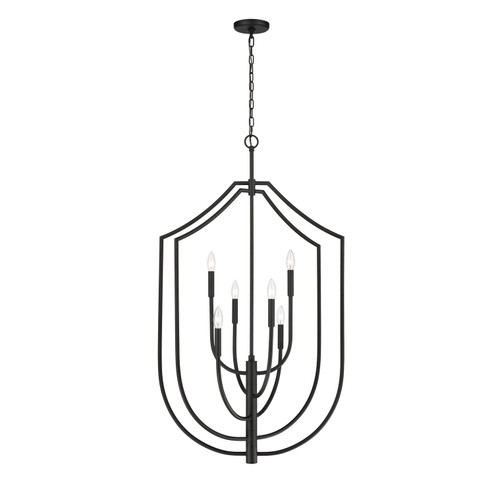 Continuance Six Light Pendant in Charcoal (45|82026/6)