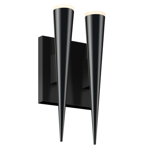Micro Cone LED Wall Sconce in Satin Black (69|2382.25)