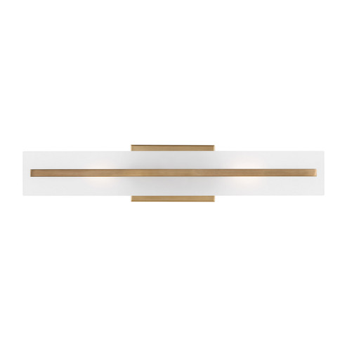 Dex LED Bath Wall Sconce in Satin Brass (454|4554302EN3-848)