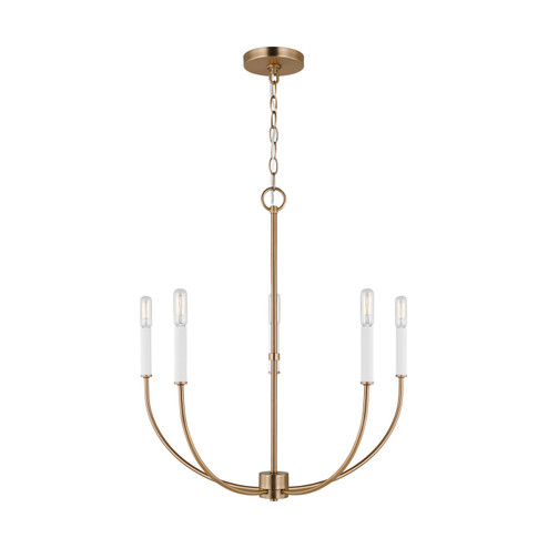 Greenwich Five Light Chandelier in Satin Brass (454|3167105-848)