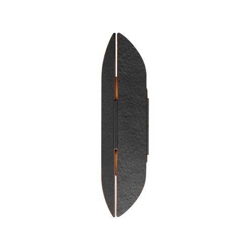 Tectonic LED Outdoor Wall Sconce in Black / Antique Brass (86|E30144-BKAB)