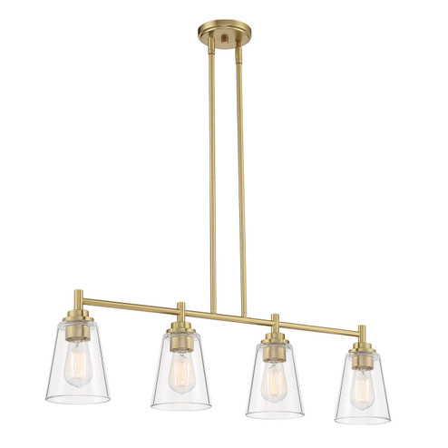 Westin Four Light Island Pendant in Brushed Gold (43|95738-BG)