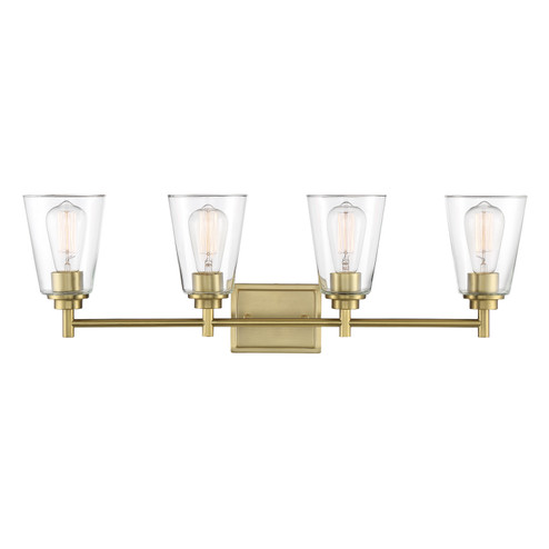 Westin Four Light Vanity in Brushed Gold (43|95704-BG)