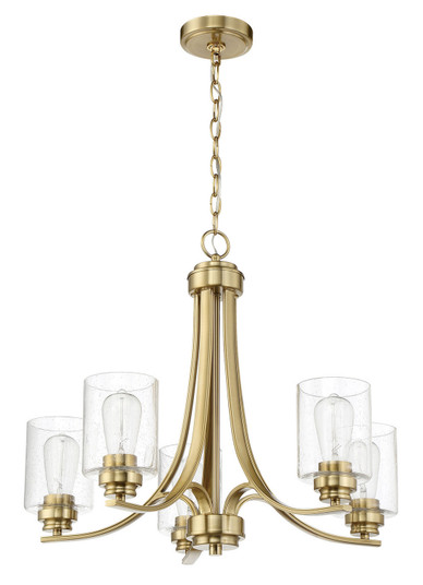 Bolden Five Light Chandelier in Satin Brass (46|50525-SB)