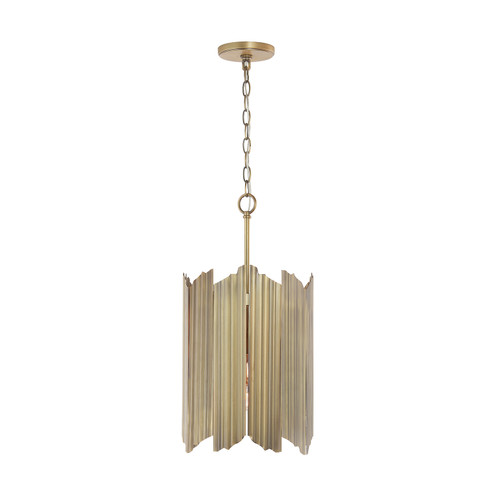 Xavier Six Light Pendant in Aged Brass (65|333461AD)