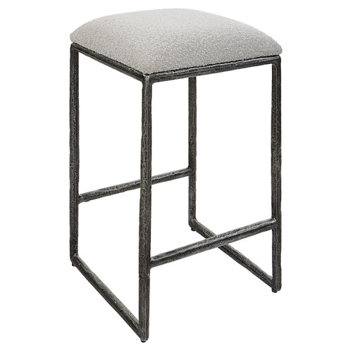 Brisbane Counter Stool in Distressed Charcoal (52|23730)