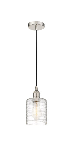 Edison One Light Mini Pendant in Polished Nickel (405|616-1P-PN-G1113)