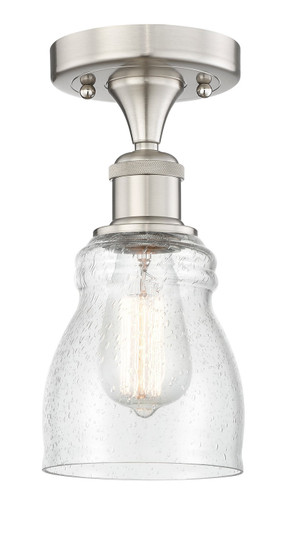 Edison One Light Semi-Flush Mount in Brushed Satin Nickel (405|616-1F-SN-G394)