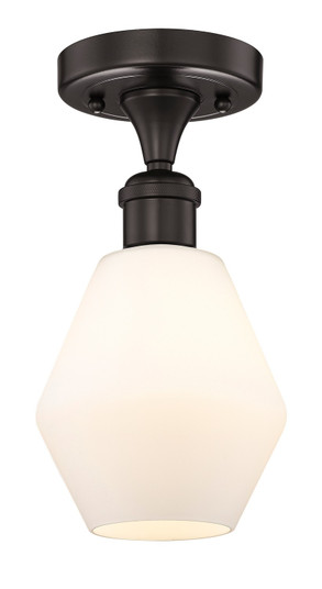 Edison One Light Semi-Flush Mount in Oil Rubbed Bronze (405|616-1F-OB-G651-6)