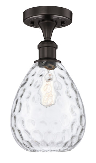 Edison One Light Semi-Flush Mount in Oil Rubbed Bronze (405|616-1F-OB-G372)