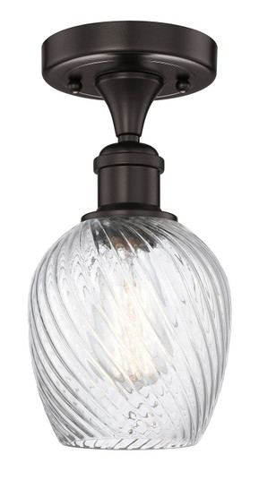 Edison One Light Semi-Flush Mount in Oil Rubbed Bronze (405|616-1F-OB-G292)