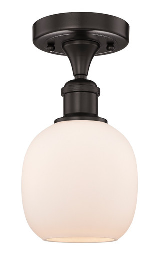 Edison One Light Semi-Flush Mount in Oil Rubbed Bronze (405|616-1F-OB-G101)