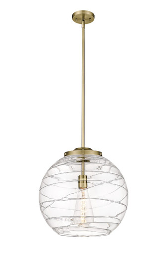 Ballston LED Pendant in Antique Brass (405|221-1S-AB-G1213-16-BB-95-LED)