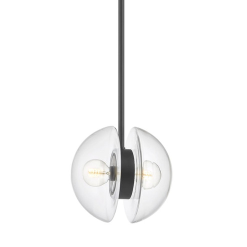 Kert Two Light Pendant in Black Brass (70|9412-BBR)