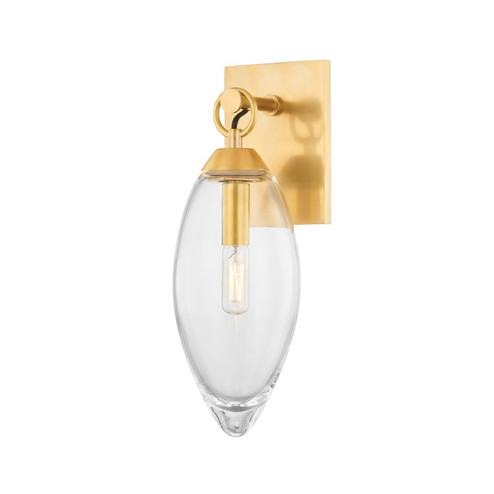 Nantucket One Light Wall Sconce in Aged Brass (70|7900-AGB)