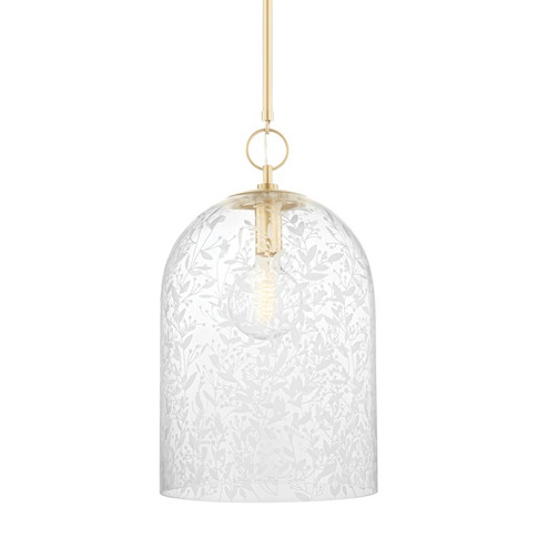 Belleville One Light Pendant in Aged Brass (70|7514-AGB)