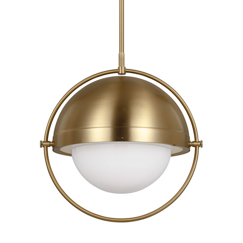 Bacall One Light Pendant in Burnished Brass (454|TP1111BBS)