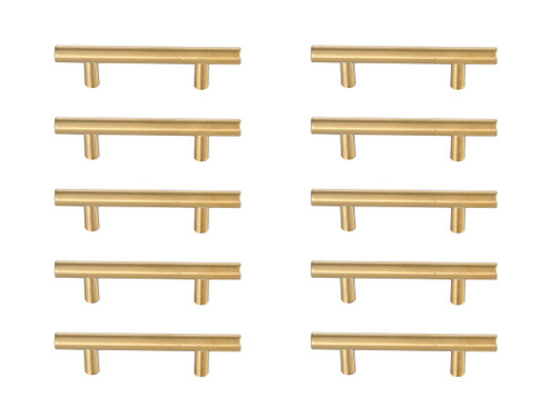 Quinn Bar Pull Multipack (set of 10) in Brass (173|PL400-3-BR-10PK)
