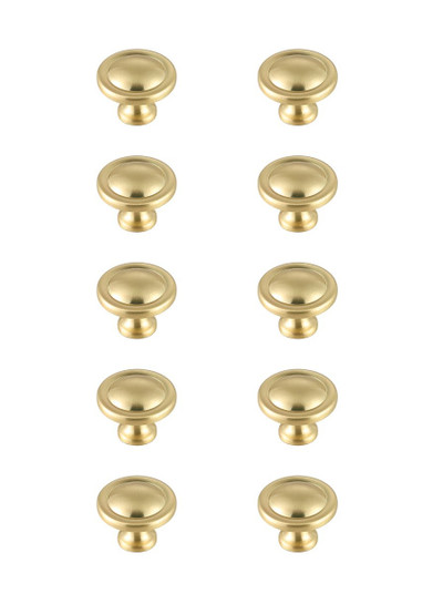 Garlande Knob Multipack (Set of 10) in Brushed Gold (173|KB2007-GD-10PK)