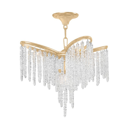 Pandora Seven Light Chandelier in Gold Leaf (68|415-32-GL)