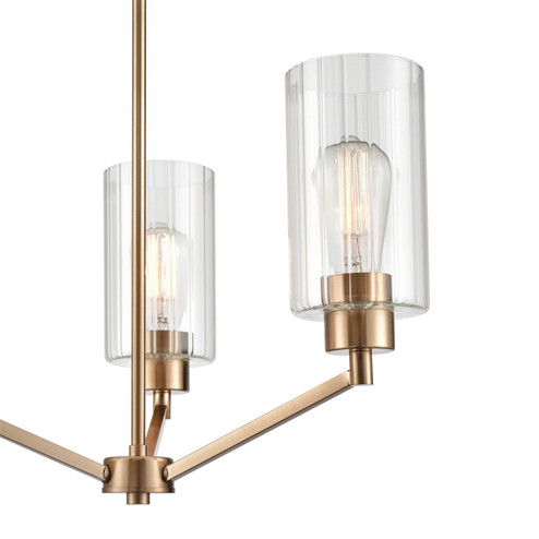 Beverlly Three Light Chandelier in Modern Gold (59|9513-MG)