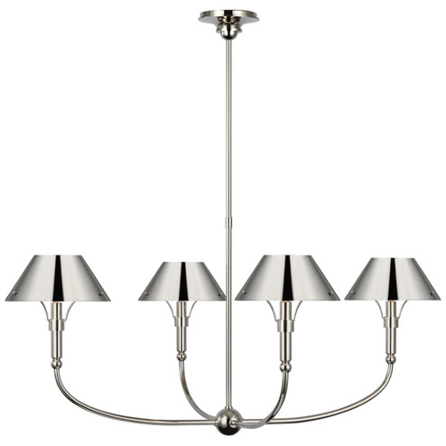 Turlington LED Chandelier in Polished Nickel (268|TOB 5725PN-PN)