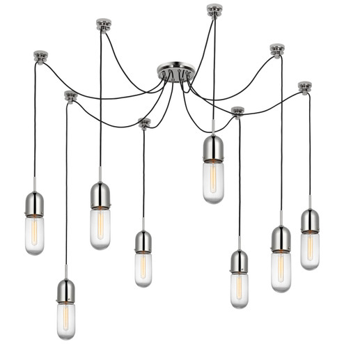 Junio LED Pendant in Polished Nickel (268|TOB 5645PN-CG-8) Junio LED Pendant in Polished Nickel (268|TOB 5645PN-CG-8)