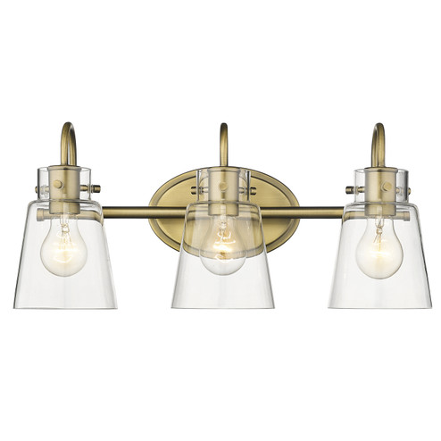 Bristow Three Light Vanity in Antique Brass (106|IN40092ATB)