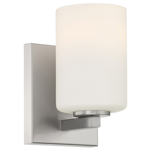 Sienna LED Wall Sconce in Brushed Steel (18|62621LEDDLP-BS/OPL)