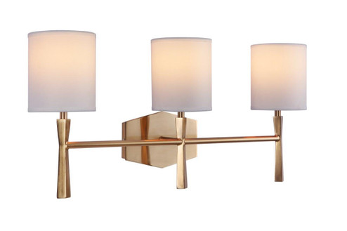 Chatham Three Light Vanity in Satin Brass (46|16023SB3)