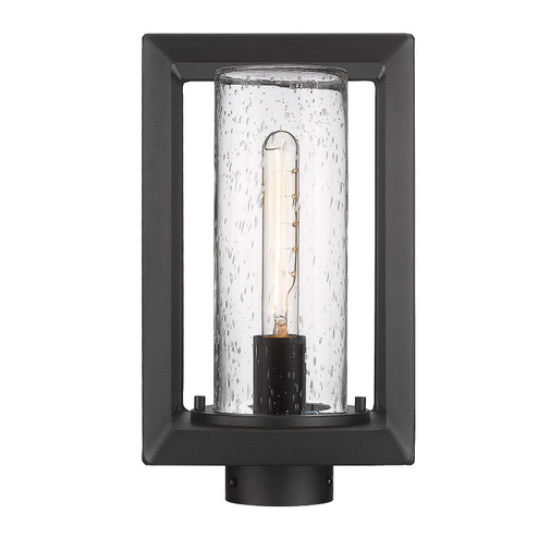 Smyth NB One Light Outdoor Post Mount in Natural Black (62|2073-OPST NB-SD)