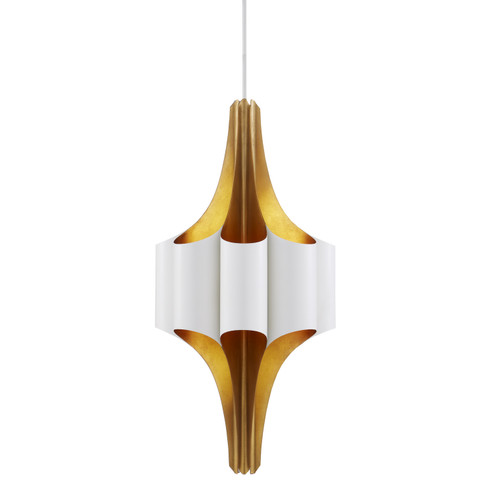 Concordia Eight Light Chandelier in Contemporary Gold Leaf/Gesso White (142|9000-0976)