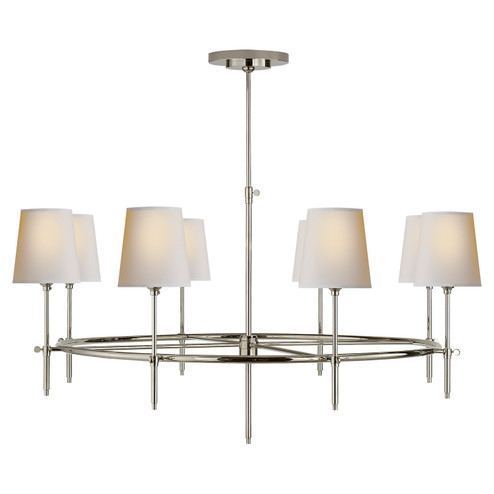 Bryant Eight Light Chandelier in Bronze and Hand-Rubbed Antique Brass (268|TOB 5024BZ/HAB-L)