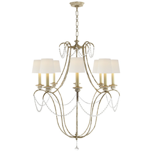Montmarte Eight Light Chandelier in Old White (268|CHC 1554OW-L)