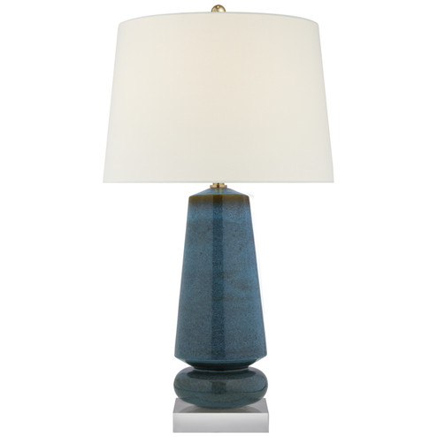 Parisienne One Light Table Lamp in Oslo Blue (268|CHA 8670OSB-L) Parisienne One Light Table Lamp in Oslo Blue (268|CHA 8670OSB-L)