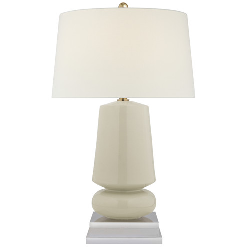 Parisienne One Light Table Lamp in Coconut Porcelain (268|CHA 8668ICO-L)