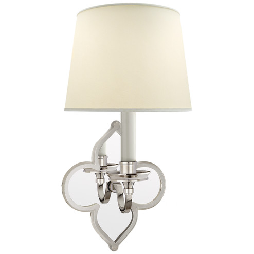 Lana One Light Wall Sconce in Polished Nickel (268|AH 2040PN-L)