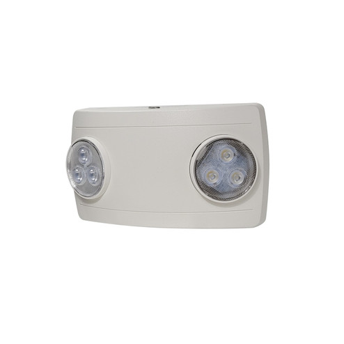 Emergency Dual Head LED Emergency Light in White (167|NE-612LEDHORCW)