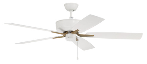 Pro Plus 52 Fan 52'' Ceiling Fan in White/Satin Brass (46|P52WSB5-52WWOK)