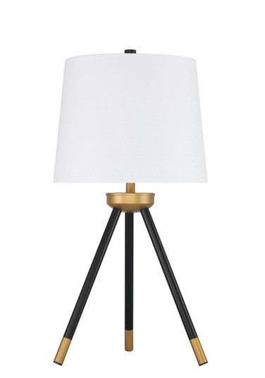 Table Lamp One Light Table Lamp in Painted Black/Painted Gold (46|86266)