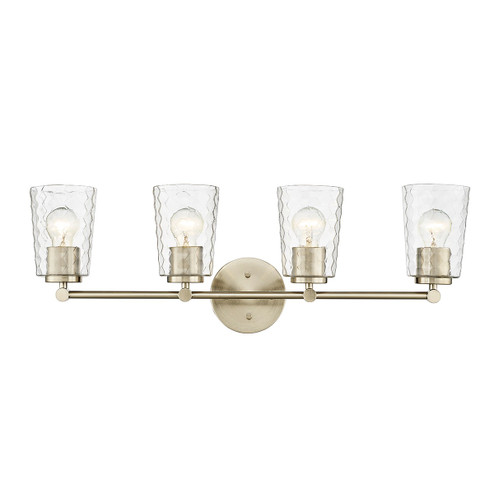 Ashli Four Light Vanity in Modern Gold (59|9234-MG)