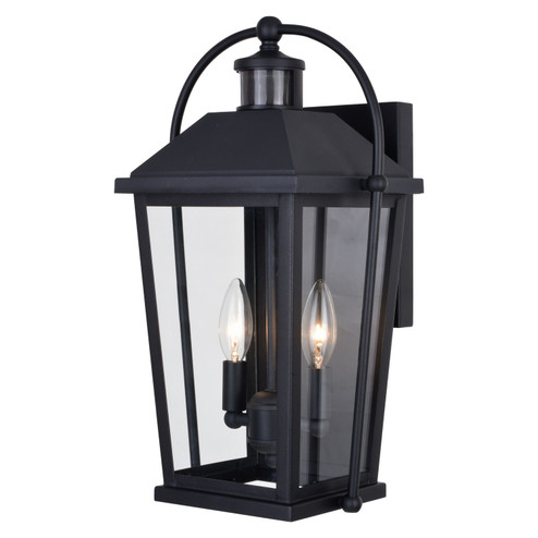 Lexington Two Light Outdoor Motion Sensor Wall Light in Textured Black (63|T0637)