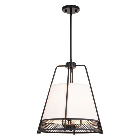 Benton Three Light Pendant in Matte Black (63|P0358)