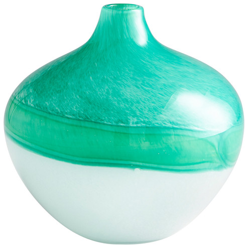 Vase in Turquoise/White (208|09520)